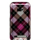 Hard Plastic Design Faceplate Case Cover for HTC Imagio - Pink Argyle