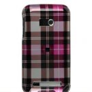 Hard Plastic Design Faceplate Case Cover for HTC Imagio - Pink Plaid