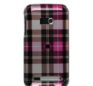 Hard Plastic Design Faceplate Case Cover for HTC Imagio - Pink Plaid