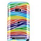 Hard Plastic Design Faceplate Case Cover for HTC Imagio - Rainbow Stripes
