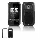 Hard Plastic Design Faceplate Case Cover for HTC Touch Pro 2 (Sprint) - Carbon Fiber