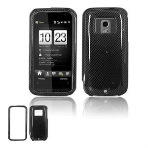 Hard Plastic Design Faceplate Case Cover for HTC Touch Pro 2 (Sprint) - Carbon Fiber