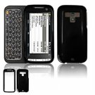 Hard Plastic Glossy Faceplate Case Cover for HTC Touch Pro 2 (Sprint) - Black