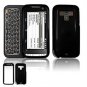 Hard Plastic Glossy Faceplate Case Cover for HTC Touch Pro 2 (Sprint) - Black