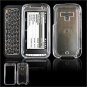 Hard Plastic Glossy Faceplate Case Cover for HTC Touch Pro 2 (Sprint) - Clear