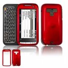 Hard Plastic Glossy Faceplate Case Cover for HTC Touch Pro 2 (Sprint) - Dark Red
