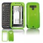 Hard Plastic Glossy Faceplate Case Cover for HTC Touch Pro 2 (Sprint) - Green