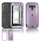 Hard Plastic Glossy Faceplate Case Cover for HTC Touch Pro 2 (Sprint) - Light Purple