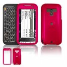 Hard Plastic Glossy Faceplate Case Cover for HTC Touch Pro 2 (Sprint) - Rose Pink