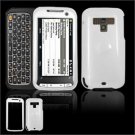 Hard Plastic Glossy Faceplate Case Cover for HTC Touch Pro 2 (Sprint) - White