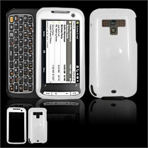 Hard Plastic Glossy Faceplate Case Cover for HTC Touch Pro 2 (Sprint) - White