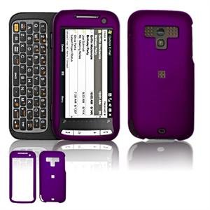 Hard Plastic Rubber Feel Faceplate Case Cover for HTC Touch Pro 2 (Sprint) - Purple