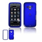 Hard Plastic Rubber Feel Faceplate Case Cover for HTC Touch Pro 2 (T-Mobile) - Dark Blue