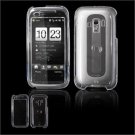 Hard Plastic Glossy Faceplate Case Cover for HTC Touch Pro 2 (Verizon) - Clear