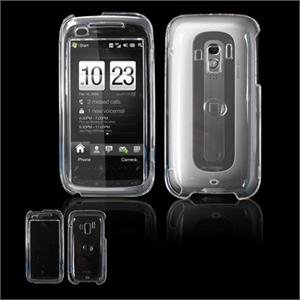 Hard Plastic Glossy Faceplate Case Cover for HTC Touch Pro 2 (Verizon) - Clear