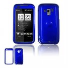 Hard Plastic Glossy Faceplate Case Cover for HTC Touch Pro 2 (Verizon) - Dark blue