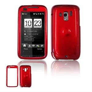 Hard Plastic Glossy Faceplate Case Cover for HTC Touch Pro 2 (Verizon) - Dark Red
