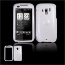 Hard Plastic Glossy Faceplate Case Cover for HTC Touch Pro 2 (Verizon) - White