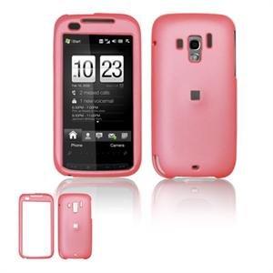 Hard Plastic Rubber Feel Faceplate Case Cover for HTC Touch Pro 2 (Verizon) - Baby Pink