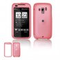 Hard Plastic Rubber Feel Faceplate Case Cover for HTC Touch Pro 2 (Verizon) - Baby Pink