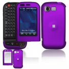 Hard Plastic Rubber Feel Cover Case for LG Tritan AX840 - Purple