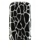Hard Plastic Design Faceplate Case Cover for Motorola Cliq - Black Giraffe