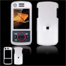 Hard Plastic Glossy Faceplate Case Cover for Motorola Debut i856 - White