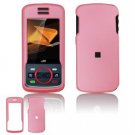 Hard Plastic Rubber Feel Faceplate Case Cover for Motorola Debut i856 - Baby Pink