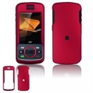 Hard Plastic Rubber Feel Faceplate Case Cover for Motorola Debut i856 - Rose Pink