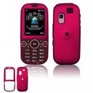 Hard Plastic Rubber Feel Faceplate Case Cover for Samsung Gravity 2 T469 - Rose Pink