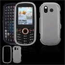 Hard Plastic Glossy Faceplate Case Cover for Samsung Intensity U450 - Clear