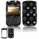 Hard Plastic Design Cover Case for BlackBerry Curve 8520 (T-Mobile) - Skull Pattern
