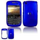 Hard Plastic Glossy Smooth Case for BlackBerry Curve 8520 (T-Mobile) - Dark Blue