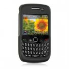 Hard Plastic Rubber Feel Case for BlackBerry Curve 8520 (T-Mobile) - Black