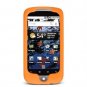 Soft Rubber Silicone Skin Cover Case for Google Nexus One - Orange
