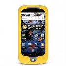 Soft Rubber Silicone Skin Cover Case for Google Nexus One - Yellow