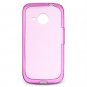 Hard Gel Rubber Skin Case for HTC Droid Eris - Pink