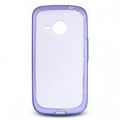 Hard Gel Rubber Skin Case for HTC Droid Eris - Purple