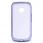 Hard Gel Rubber Skin Case for HTC Droid Eris - Purple