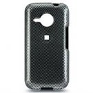 Hard Plastic Design Hard Case for HTC Droid Eris (Verizon) - Black Carbon Fiber