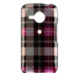 Hard Plastic Design Hard Case for HTC Droid Eris (Verizon) - Pink Plaid