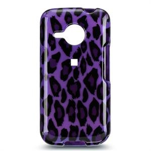 Hard Plastic Design Hard Case for HTC Droid Eris (Verizon) - Purple Leopard