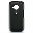 Hard Plastic Rubber Feel Faceplate Case Cover for HTC Droid Eris - Black