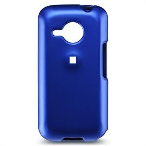 Hard Plastic Rubber Feel Faceplate Case Cover for HTC Droid Eris - Blue