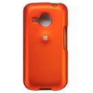 Hard Plastic Rubber Feel Faceplate Case Cover for HTC Droid Eris - Orange