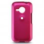 Hard Plastic Rubber Feel Faceplate Case Cover for HTC Droid Eris - Pink