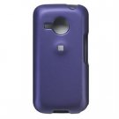 Hard Plastic Rubber Feel Faceplate Case Cover for HTC Droid Eris - Purple