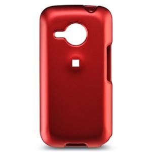 Hard Plastic Rubber Feel Faceplate Case Cover for HTC Droid Eris - Red