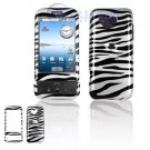 Hard Plastic Design Cover Case for Google G1 - Black / White Zebra Stripes