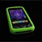 Soft Rubber Silicone Skin Cover Case for LG Chocolate Touch - Green